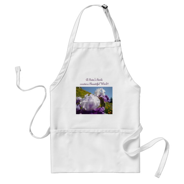 Sister's Smile creates a Beautiful World! aprons (Front)