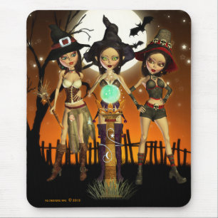 Sisters Three Witch Mouse pad - Mouse mat