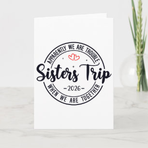 Sisters Trip 2026 Womens Weekend Cruise Vacation M Card