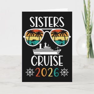 Sisters Trip 2026 Womens Weekend Cruise Vacation M Card