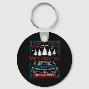 Sisters White Christmas Movie 1954 Pyjamas Holiday Key Ring