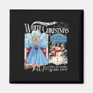 Sisters White Christmas Movie 1954 Pyjamas Holiday Magnet