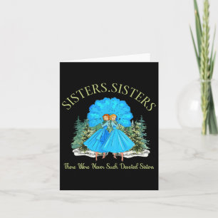 Sisters White Christmas Movie 1954 Snow Xmas Holid Card