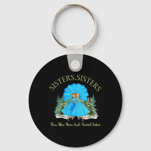 Sisters White Christmas Movie 1954 Snow Xmas Holid Key Ring