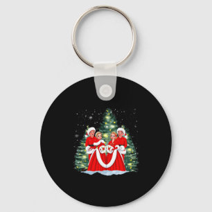 Sisters White Christmas Movie 1954 Xmas Snow Holid Key Ring