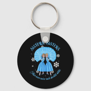 Sisters White Christmas Movie 1954 Xmas Snow Holid Key Ring