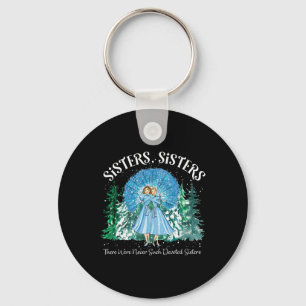 Sisters White Christmas Movie 1954 Xmas Snow Holid Key Ring