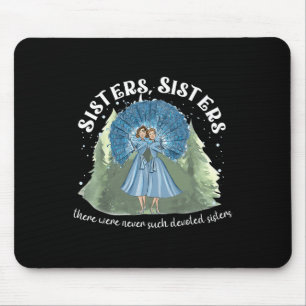 Sisters White Christmas Movie 1954 Xmas Snow Holid Mouse Pad