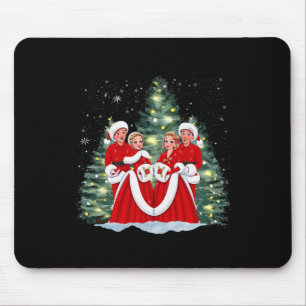 Sisters White Christmas Movie 1954 Xmas Snow Holid Mouse Pad