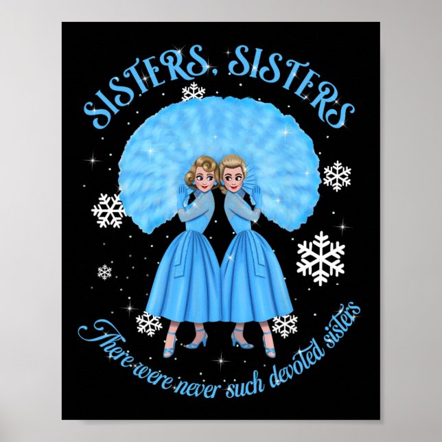 Sisters White Christmas Movie 1954 Xmas Snow Holid Poster (Front)