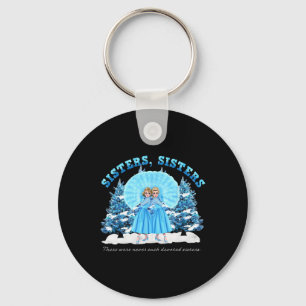Sisters White Christmas Movie 1954 Xmas Snow Pajam Key Ring