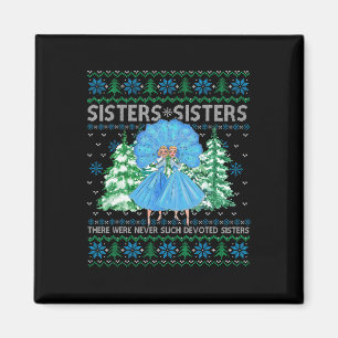 Sisters White Christmas Movie 1954 Xmas Snow Pajam Magnet