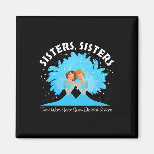 Sisters White Christmas Movie 1954 Xmas Snow Pajam Magnet