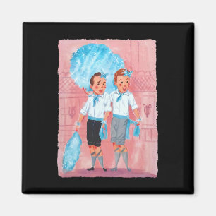 Sisters White Christmas Movie 1954 Xmas Snow Pajam Magnet