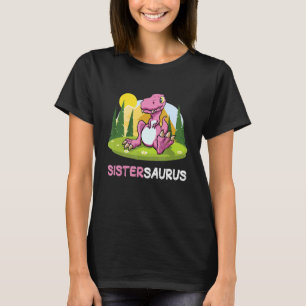 Sistersaurus Dinosaur Cute Kiddo Rex T-Shirt