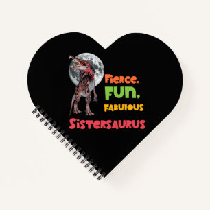 Sistersaurus Matching Sisters Dino Squad Design Notebook