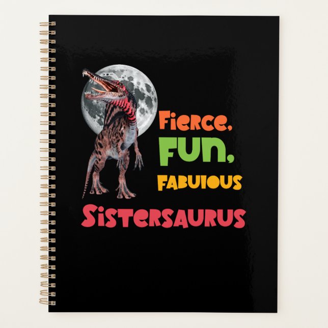 Sistersaurus Matching Sisters Dino Squad Design Planner (Front)