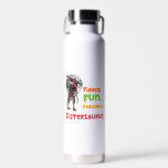 Sistersaurus Matching Sisters Dino Squad Design Water Bottle<br><div class="desc">This fun “Sistersaurus” design is perfect for sisters who love matching styles and sharing their unique bond. Featuring a cute dinosaur and the playful “fierce, fun, fabulous” message, it captures the energy of sister squads and best friends who feel like family. Ideal for coordinated outfits, group looks, or special occasions,...</div>