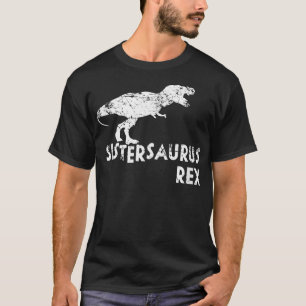 Sistersaurus Re , Funny Cute Dinosaur Sorority Gif T-Shirt