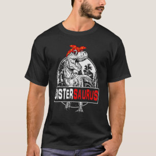 Sistersaurus Rex Dinosaur Sister Saurus Family Mat T-Shirt