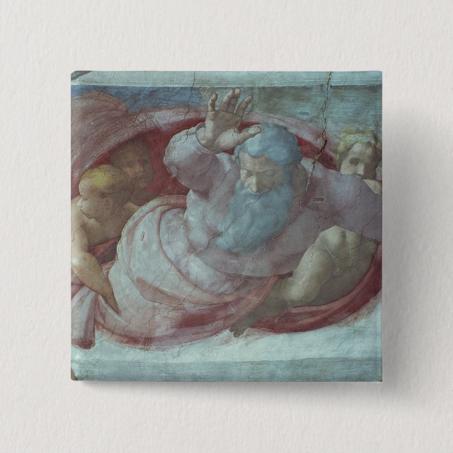 Sistine Chapel 15 Cm Square Badge (Front)