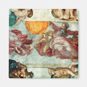 Sistine Chapel Ceiling 3 Magnet