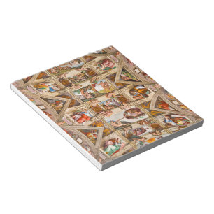 Sistine Chapel Ceiling by Michelangelo Buonarroti Notepad