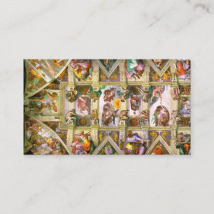 Sistine Chapel Ceiling By Michelangelo Business Card