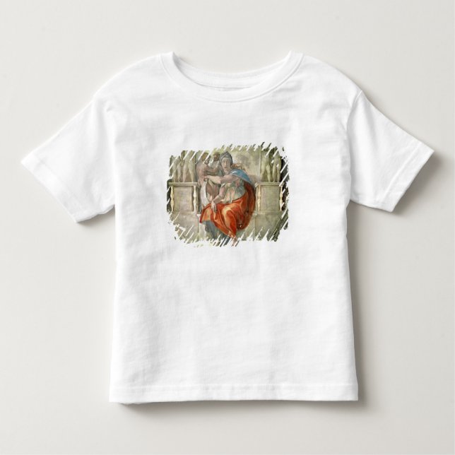 Sistine Chapel Ceiling: Delphic Sibyl Toddler T-Shirt (Front)