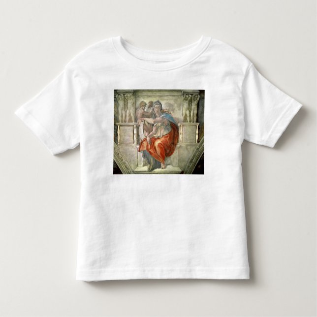 Sistine Chapel Ceiling: Delphic Sibyl Toddler T-Shirt (Front)