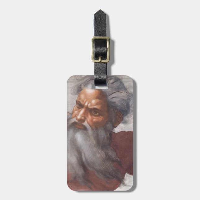 Sistine Chapel ceiling Luggage Tag (Front Vertical)