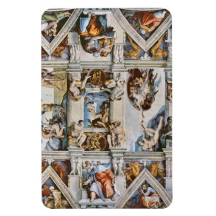 Sistine Chapel Ceiling Michelangelo Magnet