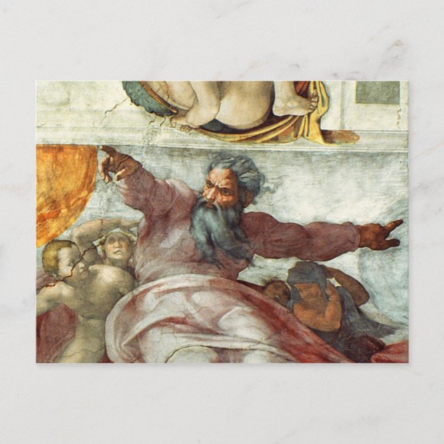 Sistine Chapel Ceiling Postcard (Front)