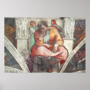 Sistine Chapel Ceiling: The Prophet Jeremiah Poster
