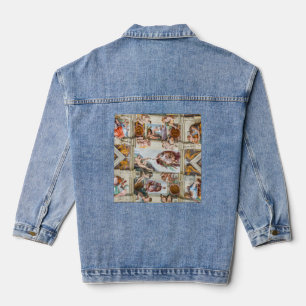 Sistine Chapel Michelangelo - Vatican, Rome, Italy Denim Jacket