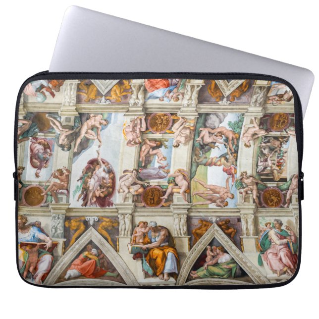 Sistine Chapel Michelangelo - Vatican, Rome, Italy Laptop Sleeve (Front)