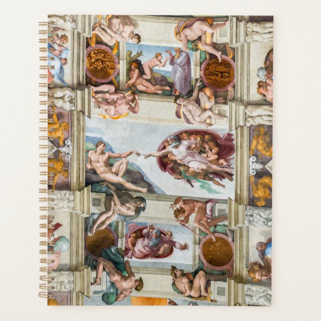 Sistine Chapel Michelangelo - Vatican, Rome, Italy Planner (Front)