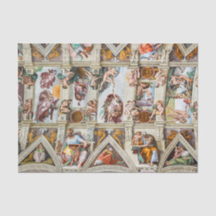 Sistine Chapel Michelangelo - Vatican, Rome, Italy Tissue Paper