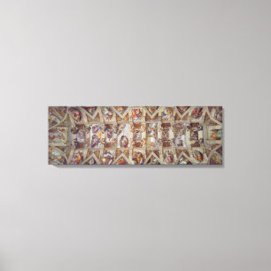 Sistine Chapel, The Last Judgment, Michelangelo Canvas Print