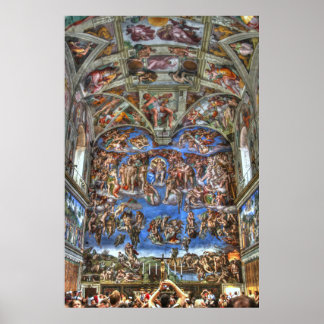Sistine Chapel, Vatican City, Rome, Italy Poster