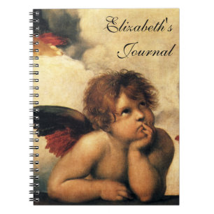Sistine Madonna Angels by Raphael Sanzio Notebook