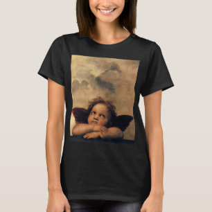 Sistine Madonna Angels by Raphael Sanzio T-Shirt