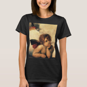 Sistine Madonna Angels by Raphael Sanzio T-Shirt
