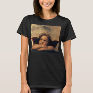 Sistine Madonna Angels by Raphael Sanzio T-Shirt