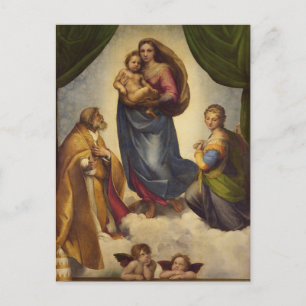 Sistine Madonna by Rapahel Postcard