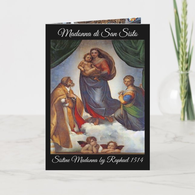 Sistine Madonna Christmas card (Front)