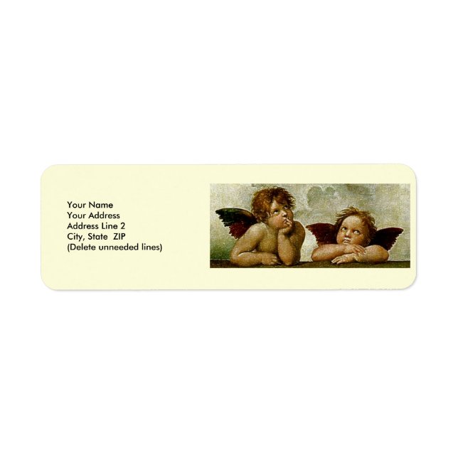 Sistine Madonna (detail) Return Address Label (Front)