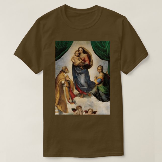 Sistine Madonna T-Shirt (Design Front)