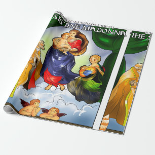 Sistine Madonna Wrapping Paper