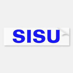 Sisu Bumper Sticker Upper Peninsula MI Finland